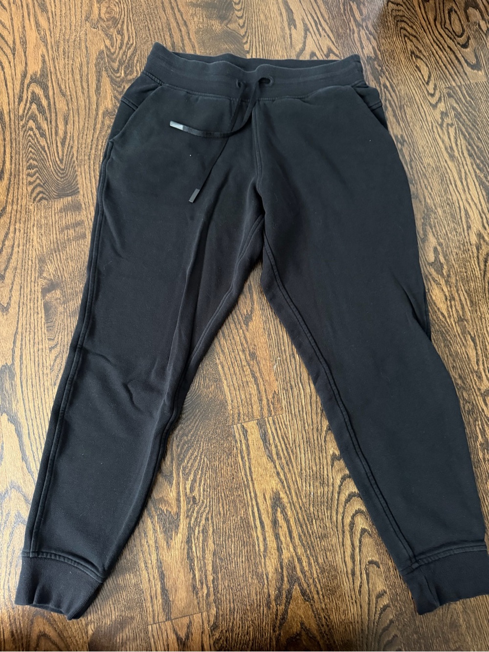 Women’s Black Jogger Pants - Casual Drawstring Sweatpants